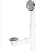 EZ-FLO 1-1/2 Inch Trip-Lever Bath Tub Drain Kit, 2-Hole Overflow