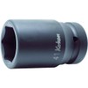 Kohken 1 (1.0 inches (25.4 mm)) SQ. Impact Hex Semi-Loop Socket (Thin) 1.5 inches (38 mm) 18301X-38
