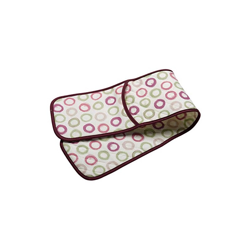 Circle Pattern Quilted Double Oven Glove Kitchen Pot Holder with