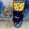 The Play Van Gogh Museum WINE Glass Almond Blossom design