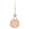 Aheli elegante boda india desgaste imitación Kundan tachonado gargantilla collar