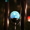Solar Powered Glass Ball+Accessories - for Solar Wind Spinner Replacement