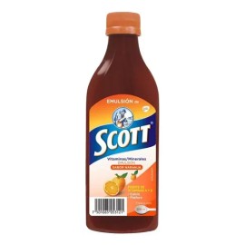 Emulsion De Scott Multivitamínico Aceite Sabor Naranja De 200ml                                                                                       