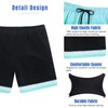 Cozople Mens Swim Trunks 7 Inch Inseam Swimming Shorts with