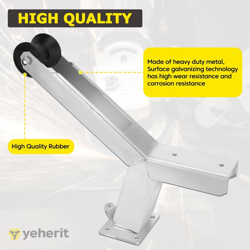 Boat Trailer Winch Post with Trailer Roller Compatible with 3"