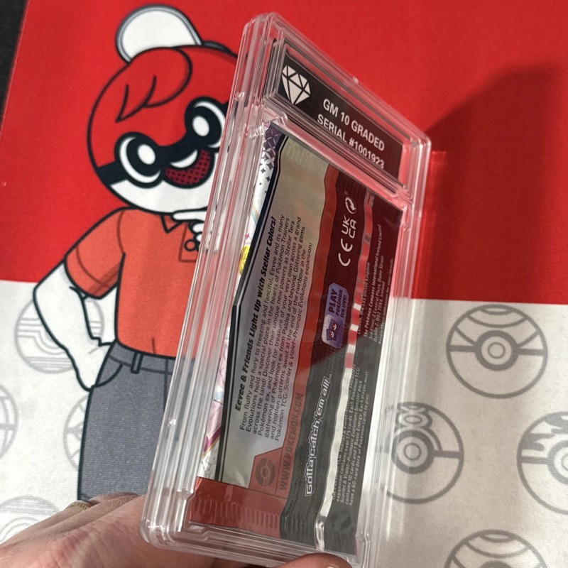 Graded 10 2025 Prismatic Evolutions Sealed Booster Cards Pack Umbreon