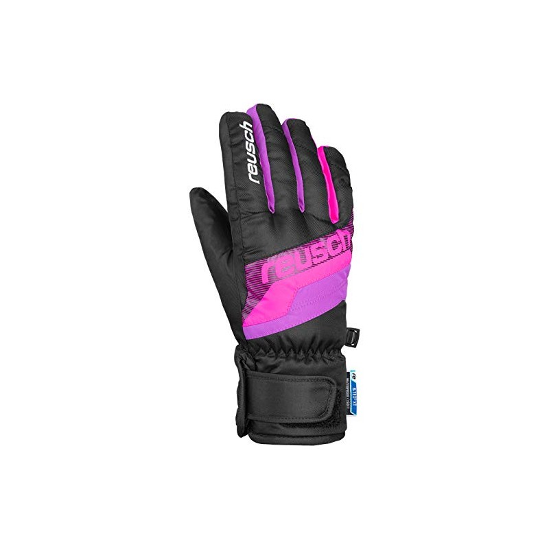 Reusch Unisex Children's Dario R-tex Xt Gloves, Black/Pink Glo, 5.5