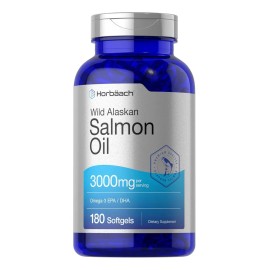 Horbaach Aceite Salmon Omega 3 Sistema Inmunologico 180 Cap Sabor Sin Sabor