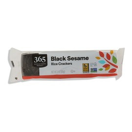 365 by Whole Foods Market Black Sesame Rice Crackers, 3 OZ