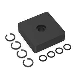 3/8" Impact Retaining Ring Fits 3/8 Impact Friction Ring Clip With O-Ring,Impact Hog Ring Replacement For Type Wrenches, Impact Wrench Tool Parts(4 Sets)