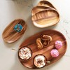 Woodard & Charles 18-Inch Oval Tray, Extra Large, Natural Acacia