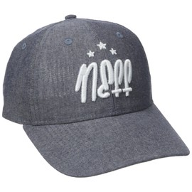 NEFF Women's Sunday Cotton Twill Classic Baseball Hat with Embroidery, Blue, One Size