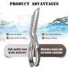 Rib Membrane Removal Tool,Stainless Steel Rib Prep Tool Membrane Remover,Ergonomic
