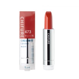 CHIFURE Lipstick 473 Orange Refill Lipstick, Moisturizing, Hyaluronic Acid Blend