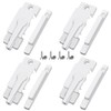 Metal Locks for Windows and Doors Window Sash Locks White