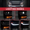 Duolctrams Chrome HID/Xenon LED DRL Projector Headlight Assembly Compatible with