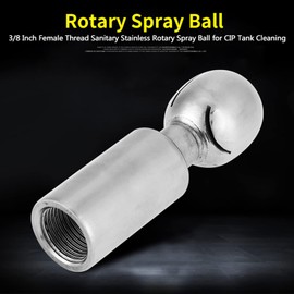 Spray Ball Self Cleaning Design Cip Spray Ball 360° Coverage Mini Spray Ball 3/8 Inch Female Thread Sanitary Stainless Steel Spray Ball, 1m-6m Cleaning Diameter