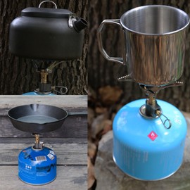 JouiiSiYa Mini Camping Stove 2600W, Alloy Portable Foldable Outdoor Stove for Camping, Hiking, Picnic, Backpacking - Lightweight & Durable Design with Adjustable Flame Control