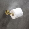 KIBI Circular Toilet Paper Holder for Bathroom Solid Brass Wall