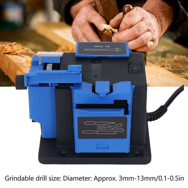 Drill Bit Sharpener, Multi Task Sharpener 65W High Strength Electric