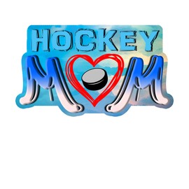 Hockey Mom Stickers – Make Great Hockey Mom Gifts – Show Your Pride for Your Hockey Player at The Hockey Game with These 100% Waterproof Vinyl Stickers. Pack of 14