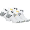 CAT Caterpillar 6 Pairs Work Trainers Work Socks Stockings in