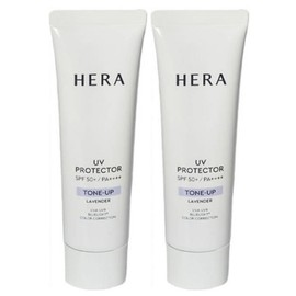 Hera UV Protector Tone Up Lavender 50ml+50ml/SPF50+ PA++++ / 헤라 유브이 프로텍터 톤업 라벤더 50ml+50ml/SPF50+ PA++++