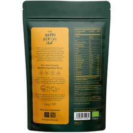 Organic Spirulina Powder 200g Premium Green Spirulina Powder for Smoothies UK Certified Organic, Vegan & Kosher