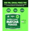 MATCHA DNA Polvo de té verde Matcha orgánico certificado (lata