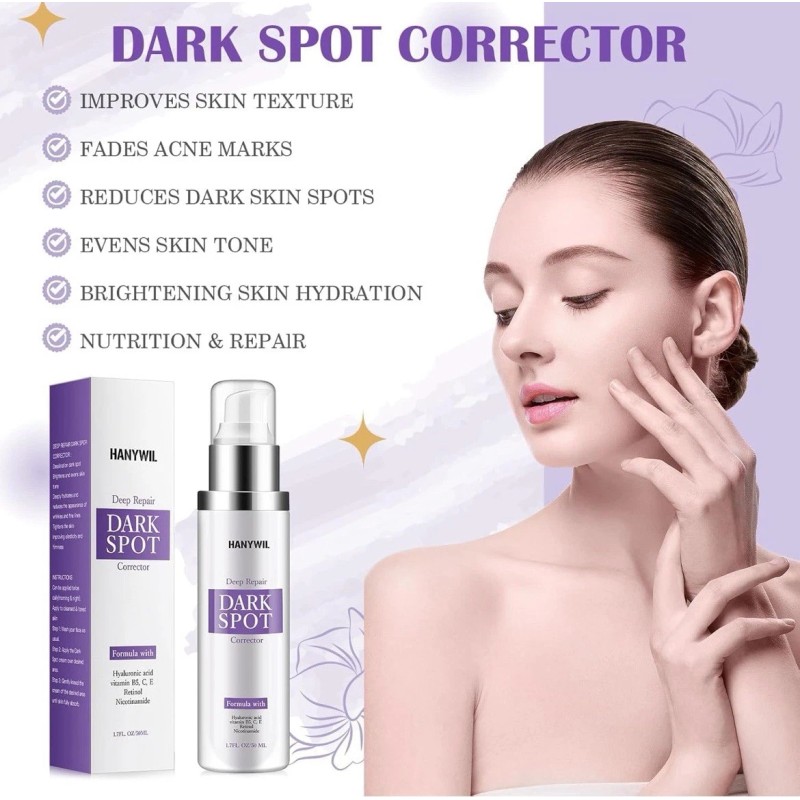 Creme HANYWIL Dark Spot Corrector for Face & Body,Rapid Tone