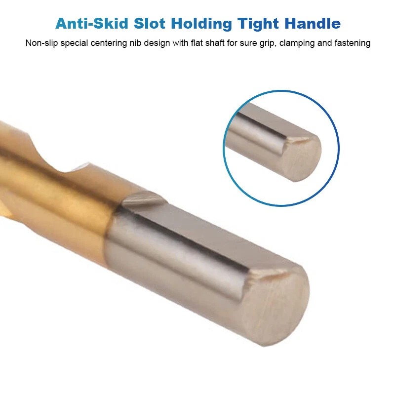 Unbranded 5Pcs Cobalt Spot Weld Drill Bit Set, Titanium Coated