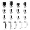 Xiaomoyu 240 Stck Madenschrauben Sortiment Set, Innensechskant Gewindestifte mit Schraubenschlssel,