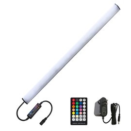 AFONLI Wireless LED Light bar with Remote Control, 12 inch LED Dimmable Under Cabinet Lighting Kit, RGB Counter Lighting Bar Closet Desk Computer Bookshelf Bed Showcase Light