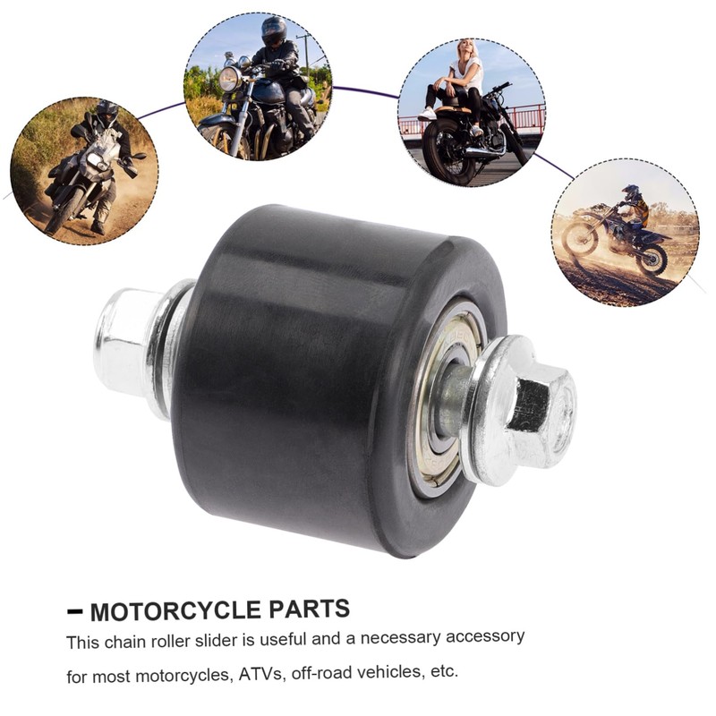 CHILDWEET 2sets Alloy Chain Roller Guide for Motorcycle Mini Bike