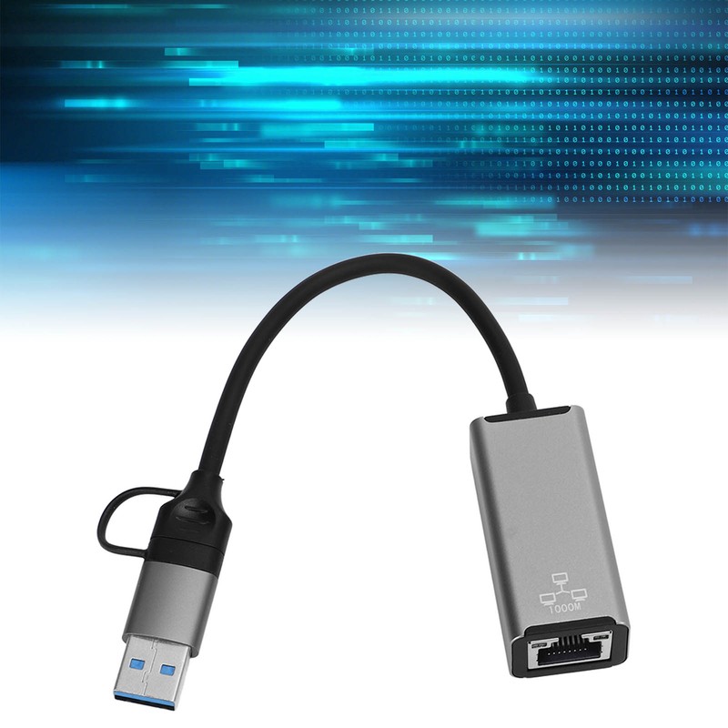 Gigabit Ethernet Adapter Professional Stable USB Network Internet Adapter for