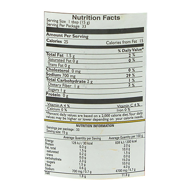 Mother's Recipe Punjabi Mango Pickle 500 Grams, 17.64 Oz