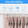 Curtain Rings, 24pcs Metal Curtain Ring with 24pcs Hooks, Drape