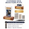 WEIMINLI PSA Acrylic Slab Case, Wood Base Graded Card Display