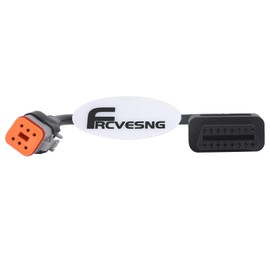 FRCVESNG 6 Pin OBD2 Motorcycle Diagnostic Adapter, OBDII Diagnostic Scanner Adapter Cable Compatible with Har Ley Models with 6 Pin Connector