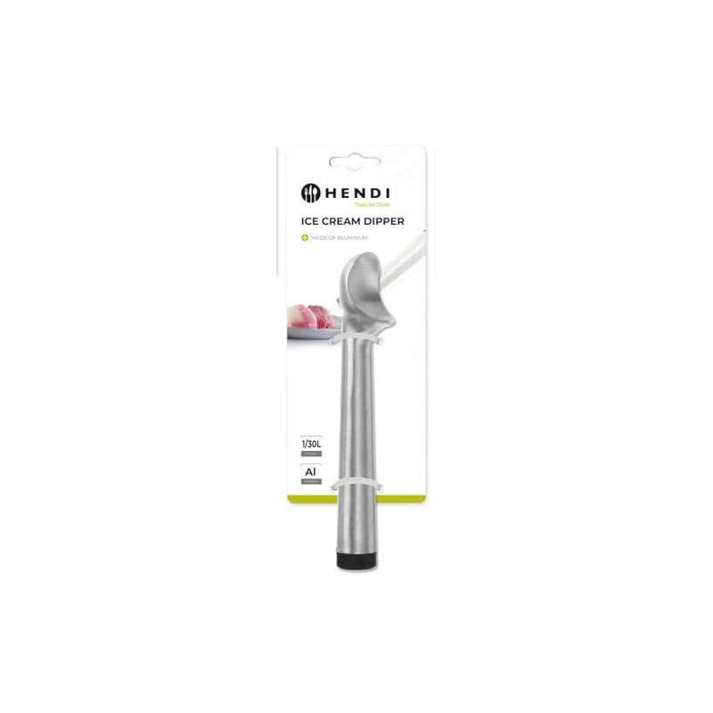 HENDI Ice Cream Spoon, with Extra Long Handle, Oil-Filled, Ice