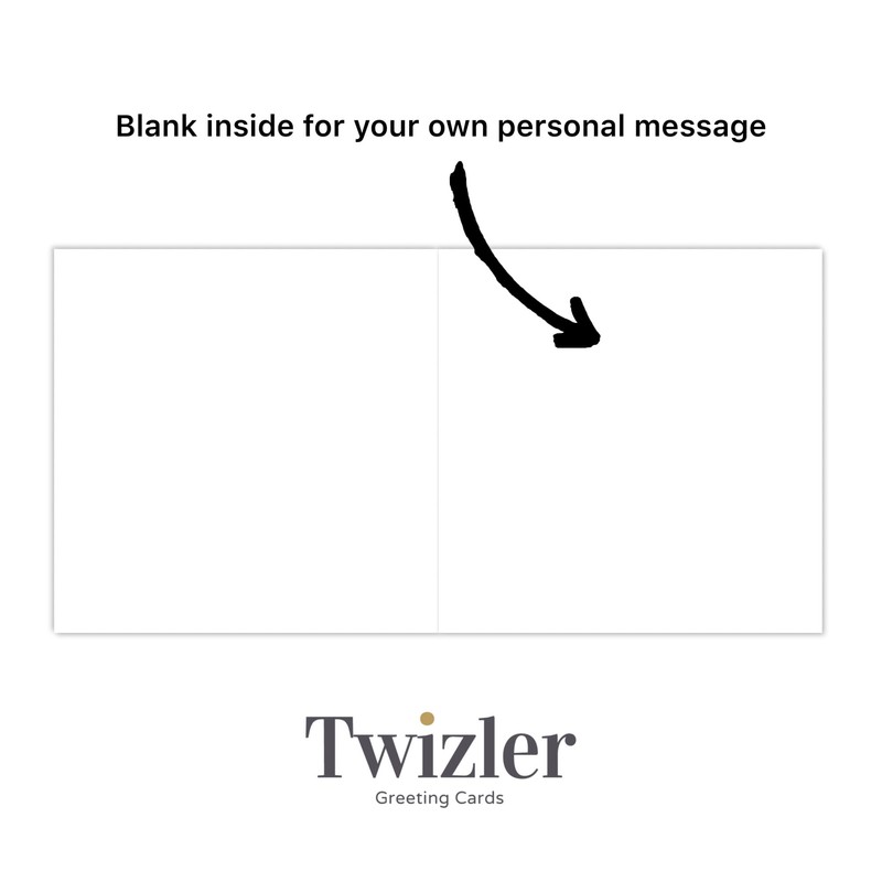 Twizler Fox Greeting Card - Blank Inside for Any Occasion