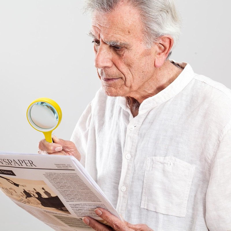 Coloch 12 Pack 10X Magnifying Glass, 50mm Handheld Reading Magnifier
