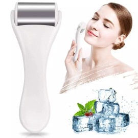 MAANGE 얼굴과 눈을 위한 MAANGE 스 롤러 푹신함 편두통 및 경미한 부상 스킨 케어 제품 스테인리스 스틸 페이스 Face and Eye Roller for MAANGE Relaxation Migraine and Minor Injury Skin Care Stainless Steel Face Massager [Face Roller]