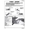 RIVERWELD V-WAC Single Weld Gage Welding Inspection Thread Gauge Metric