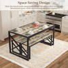 VECELO Kitchen Dining Table Set for 4, 55" Wood Rectangle