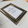 IELEPHONIX Metal Mirror Picture Frame Silver-Plate with Delicate Beading,Elegant Contemporary