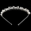 ROSENICE Bridal Wedding Tiara Rhinestone Pearl Flower Headband Headband 1st