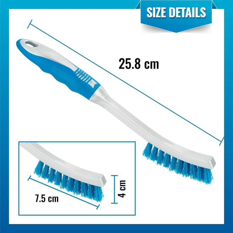 Homeshopa Grout Tile Brush, 2 Pack Plastic Small Narrow Grout