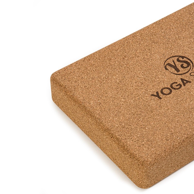 Yoga Studio The Comfortable Natural Cork Flat Yoga Block (30.5cm