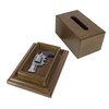 American Furniture Classics concealment tissue box, Walnut Finish, 12.25"L x